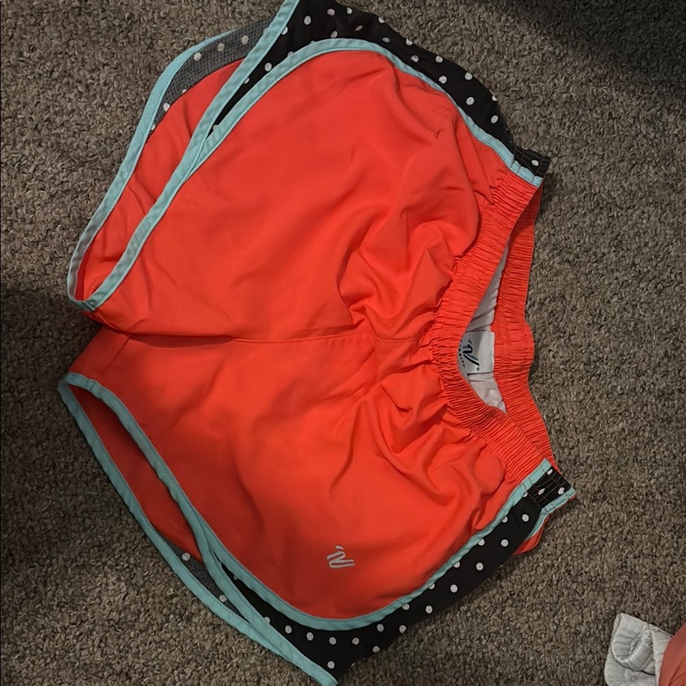 Varsity Women's Athletic Shorts - Orange and Black